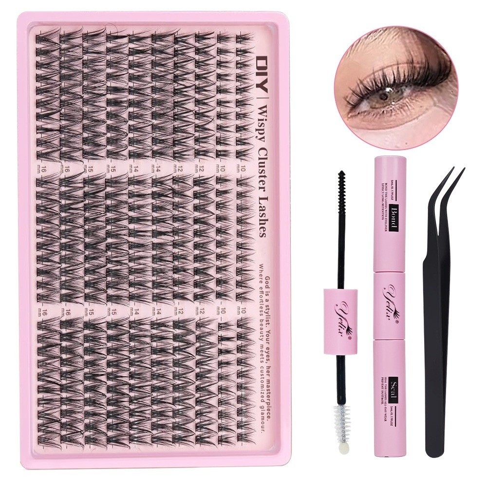 10-16mmの長さのつけまつげ 30D/40D/50D/6 - Eyelash Extension Look のレビューと価格