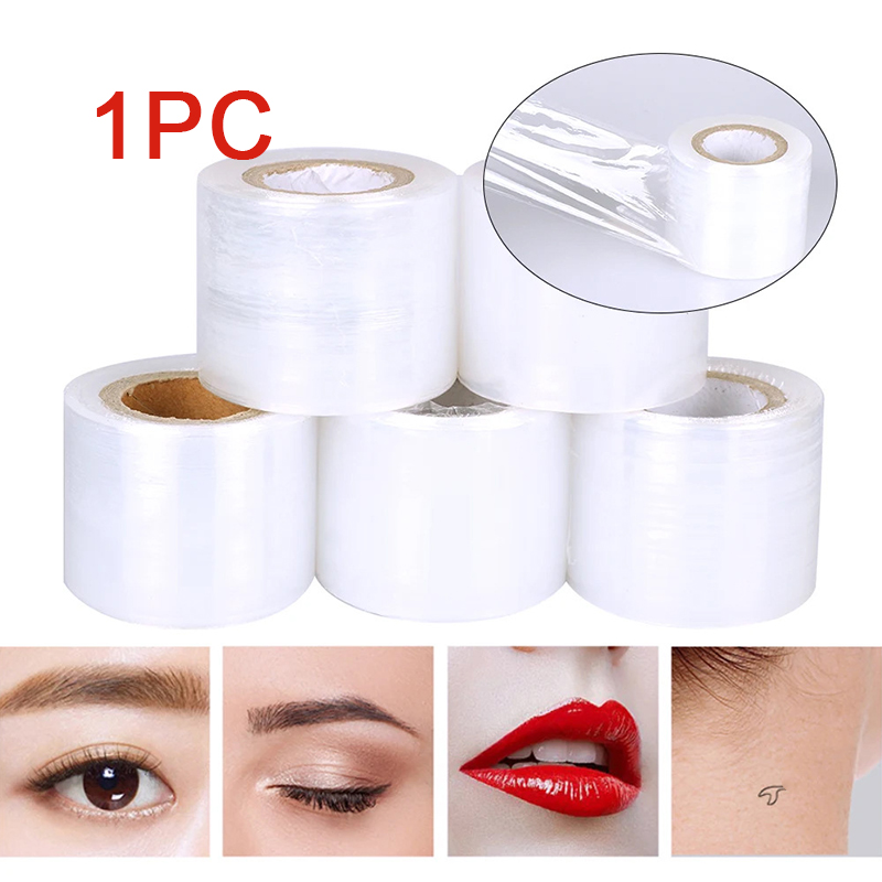 200m巻きの透明なメイク用フィルム。リップ、アイブロウ、タ - Eyelash Extension Look のレビューと価格
