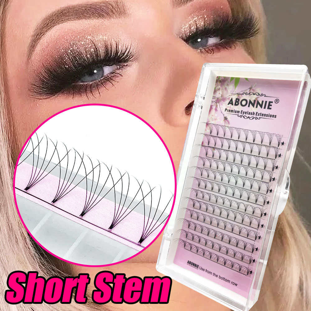 ABONNIE ベルベットショートステム ロシアンボリューム - Eyelash Extension For Asian Eyes のレビューと価格
