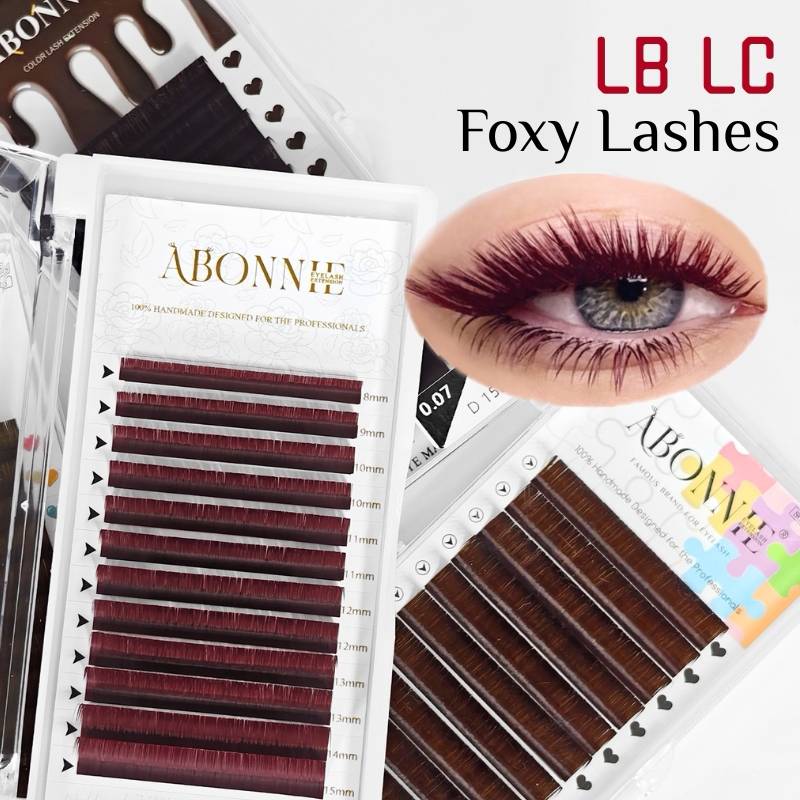 LB LC バーガンディラッシュ ワインレッド クラシックま - Eyelash Extension Russian のレビューと価格