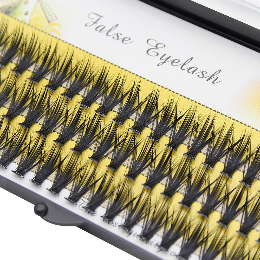新しい 40D クラスター 60 バンドルミンクまつげエクス - Eyelash Extension Russian のレビューと価格