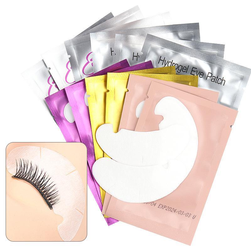 まつげエクステ用補助パッチ 50ペア。プロの施術に適した、刺 - Eyelash Extension Eye Irritation のレビューと価格