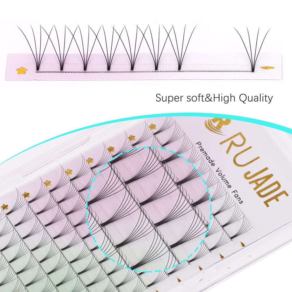 RUJADE ショートステム 3D 4D 5D 6D プレメ - Eyelash Extension Russian のレビューと価格