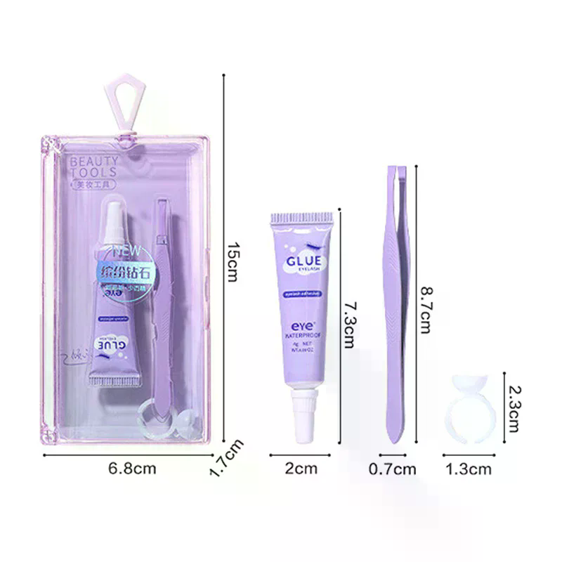 まつげ接着剤とピンセットセット 防水 速乾性 自己粘着性 ま - Eyelash Extension Eye Irritation のレビューと価格