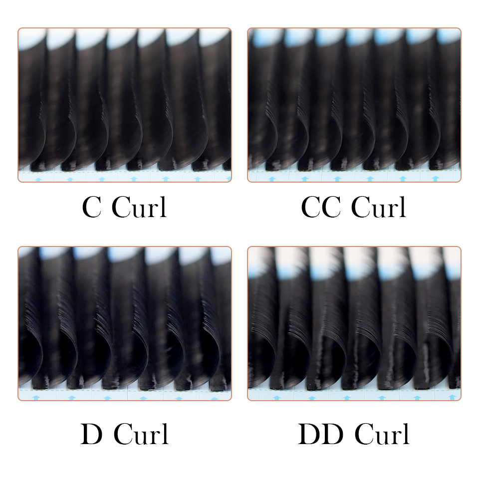 AGUUD 10個入り/1セット マットブラック ロシアンボ - Eyelash Extension Human Hair のレビューと価格