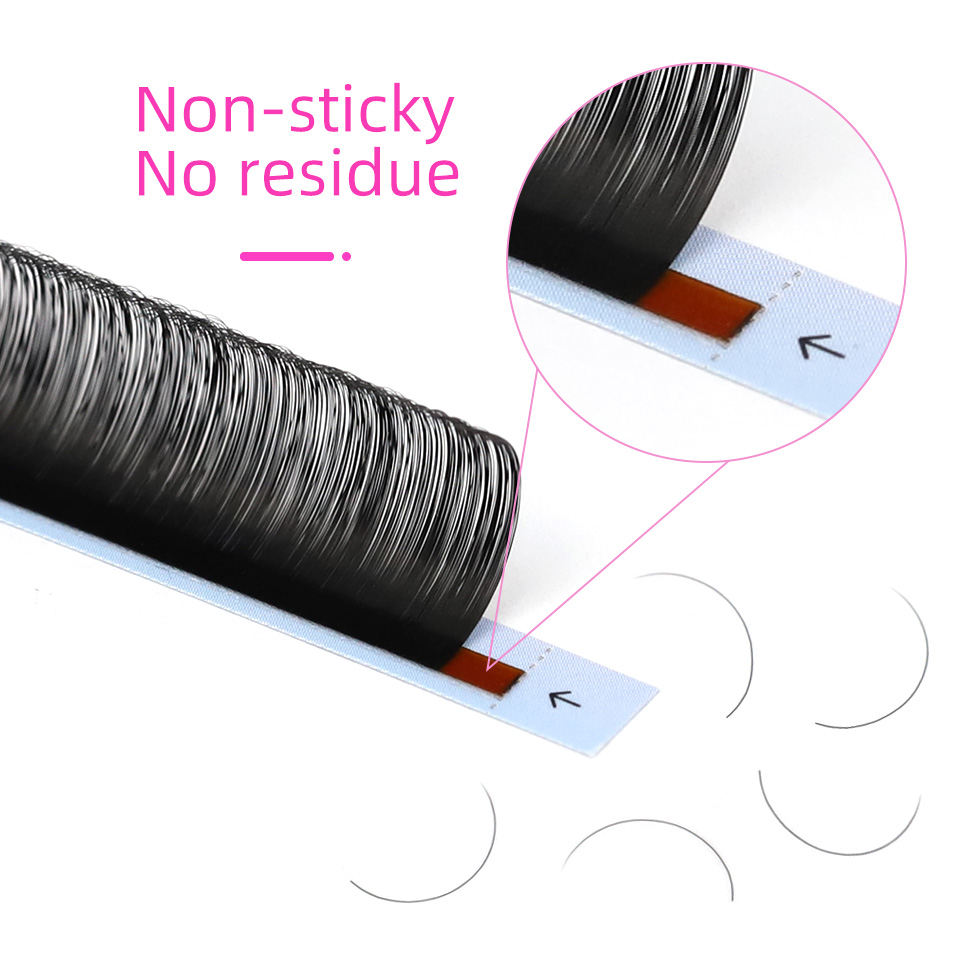 Rujade-ロシアのボリュームまつげエクステ,5ケース/バ - Eyelash Extension For Asian Eyes のレビューと価格